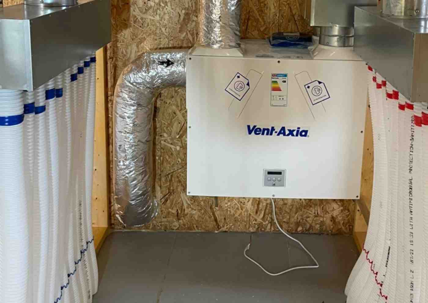 New ventilation system installation